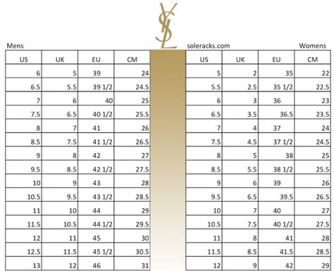 ysl 14 or 46|ysl y perfume size chart.